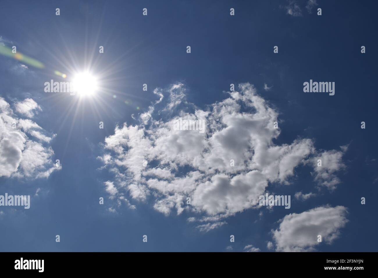 Abstract sky scape Stock Photo