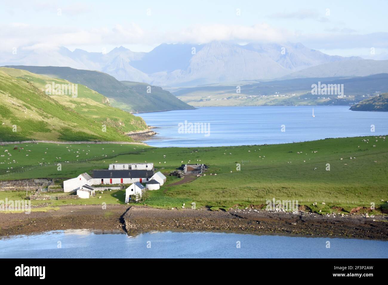 Gesto Farm, Struan, Isle of Skye Stock Photo