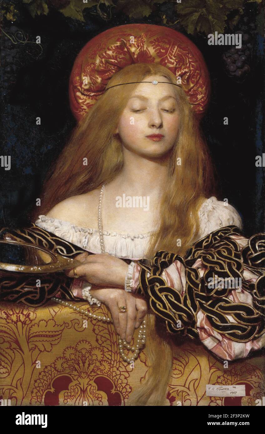 Frank Cadogan Cowper vintage art Stock Photo - Alamy