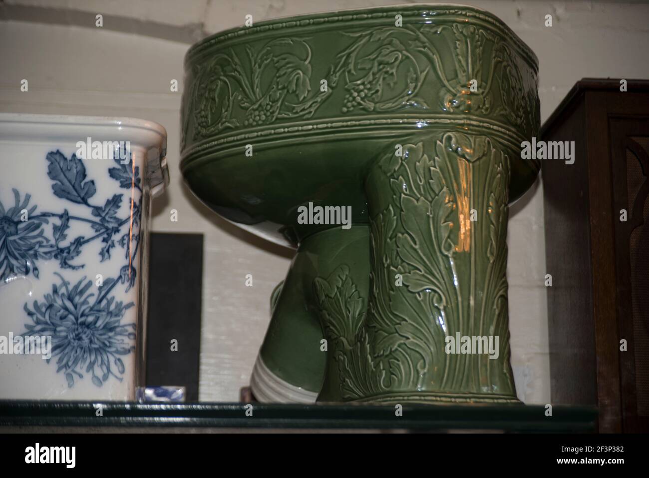 Old French toilet from the Thomas Crapper Collection, Stratford upon