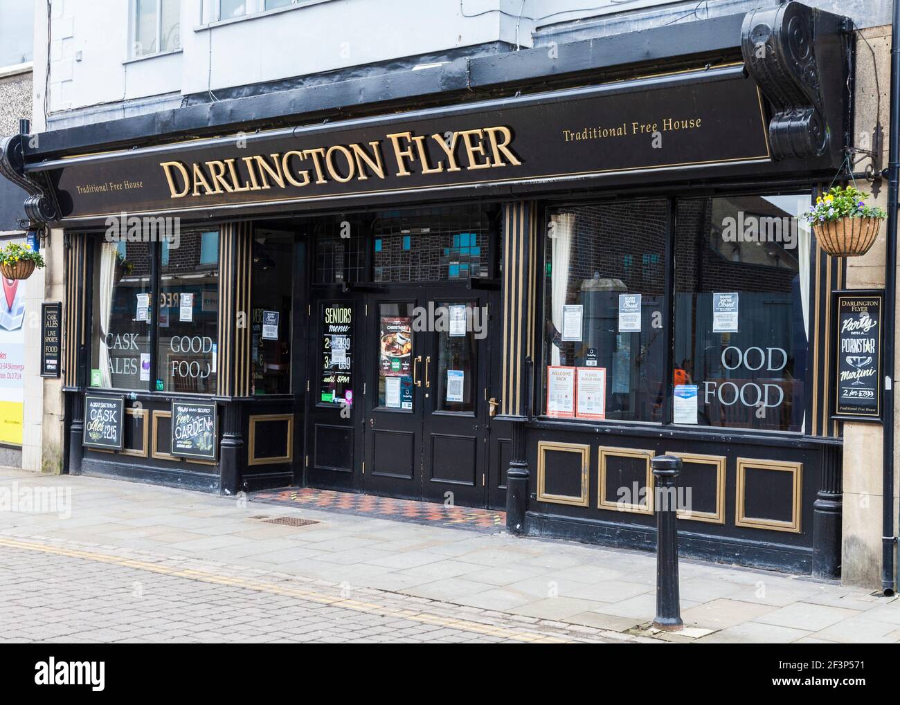 The Darlington Flyer pub in Darlington,England,UK Stock Photo Alamy