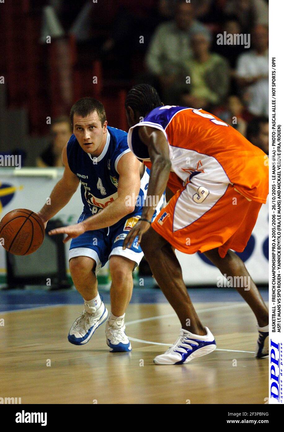 BASKETBALL - FRENCH CHAMPIONSHIP PRO A 2005/2006 - 26/10/2005 - LE MANS  (FRA) - PHOTO : PASCAL ALLEE /