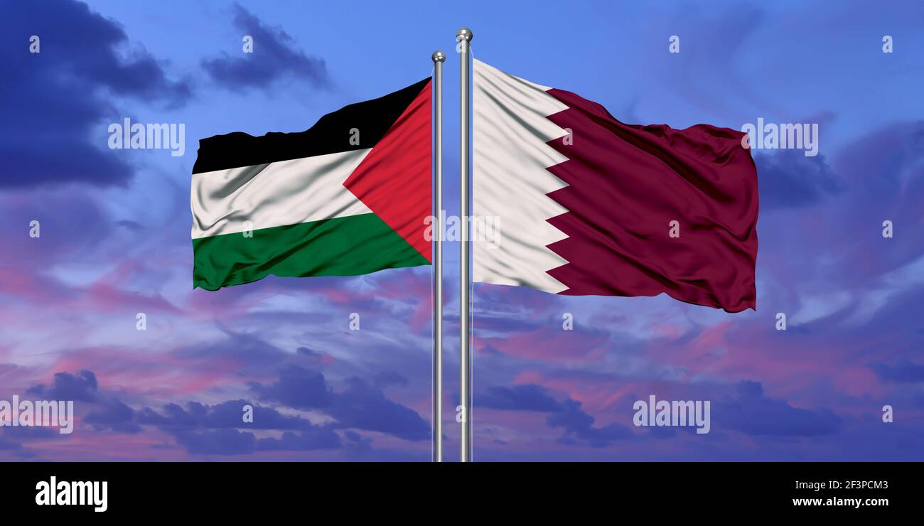 Palestinian flag sky hi-res stock photography and images - Alamy