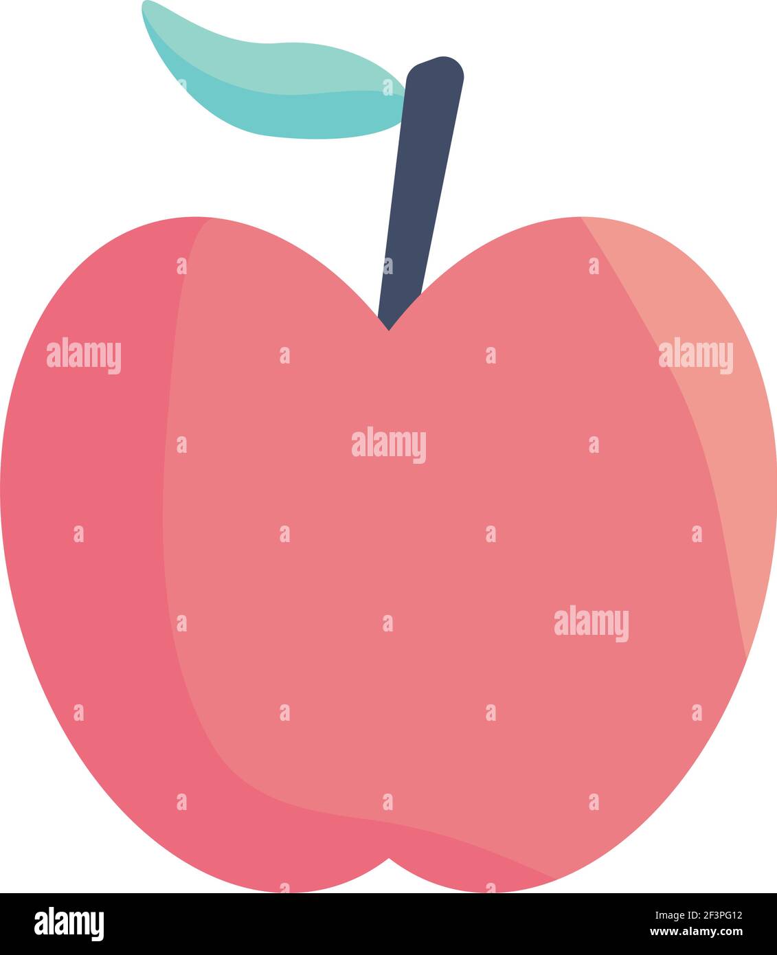 apple fresh fruit Stock Vector Image & Art - Alamy