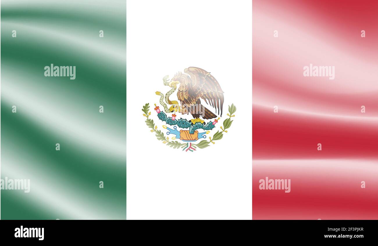 Grunge Mexico flag textured background. Vector illustration Stock ...