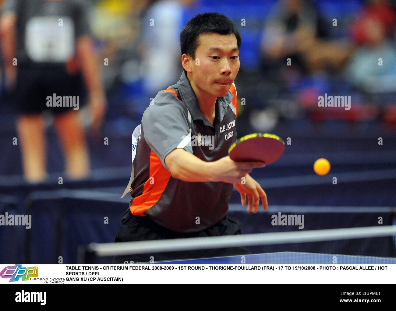 TABLE TENNIS - CRITERIUM FEDERAL 2008-2009 - 1ST ROUND - THORIGNE-FOUILLARD  (FRA) - 17 TO 19/10/2008 - PHOTO : PASCAL ALLEE / HOT SPORTS / DPPI GANG XU  (CP AUSCITAIN Stock Photo - Alamy