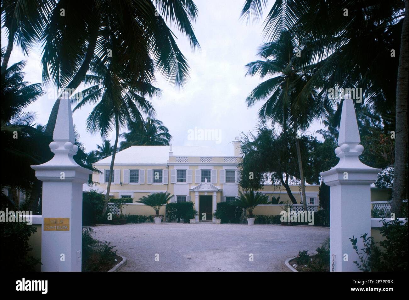 Laura Ashley Residence, Bahamas,Aussenaufnahme Stock Photo
