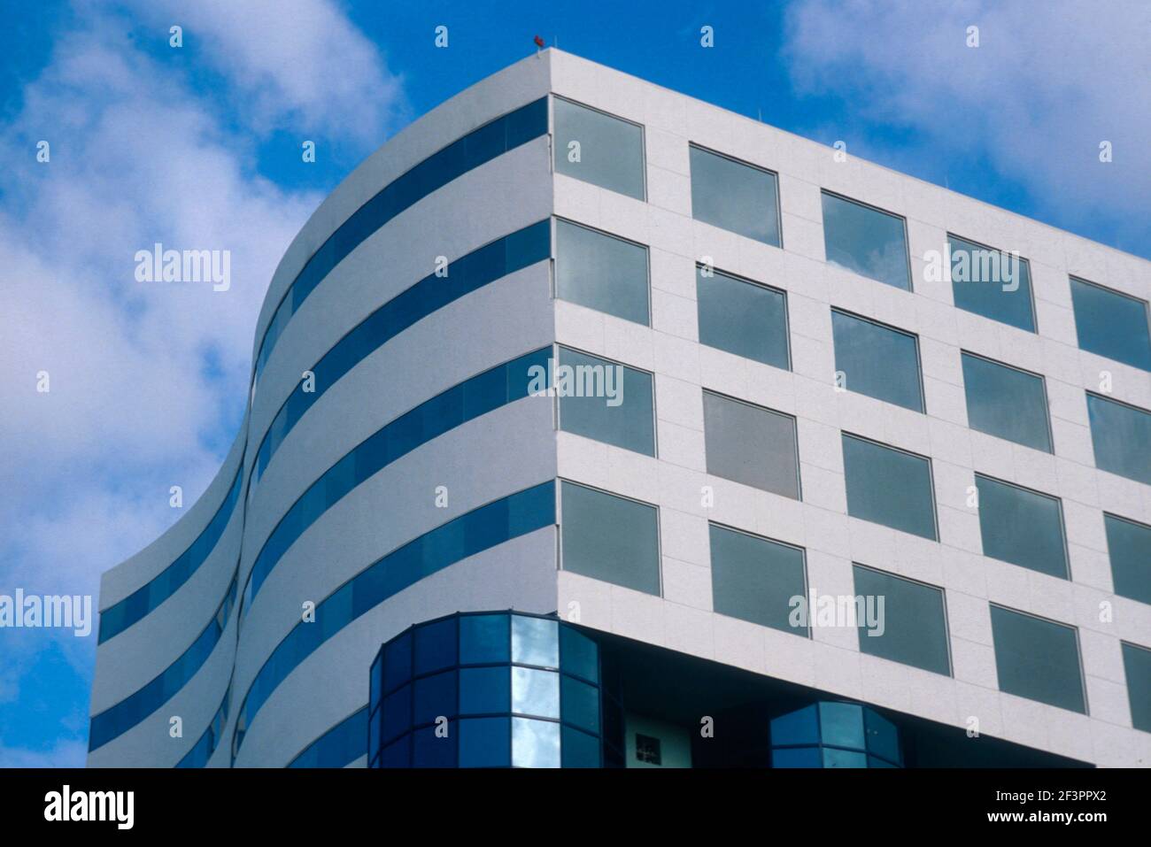 Verwaltungsgebäude in Miami,Detail, Vorderansicht,Arguitectonica: Laurinda Spear, Bernado Fort-Brescia Stock Photo