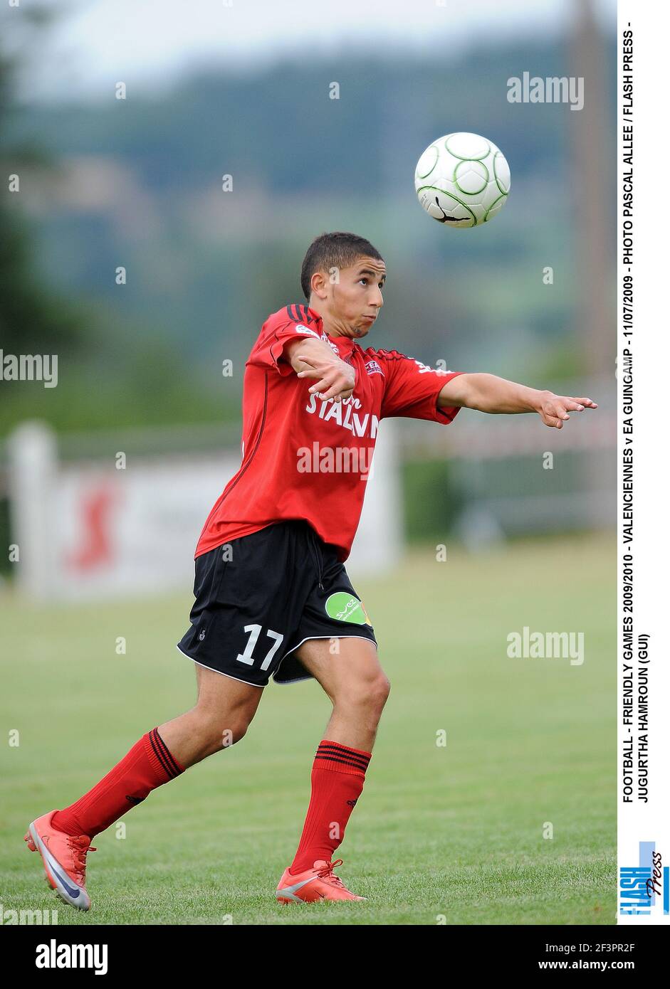 FOOTBALL - FRIENDLY GAMES 2009/2010 - VALENCIENNES v EA GUINGAMP -  11/07/2009 - PHOTO PASCAL ALLEE / FLASH PRESS - JUGURTHA HAMROUN (GUI Stock  Photo - Alamy