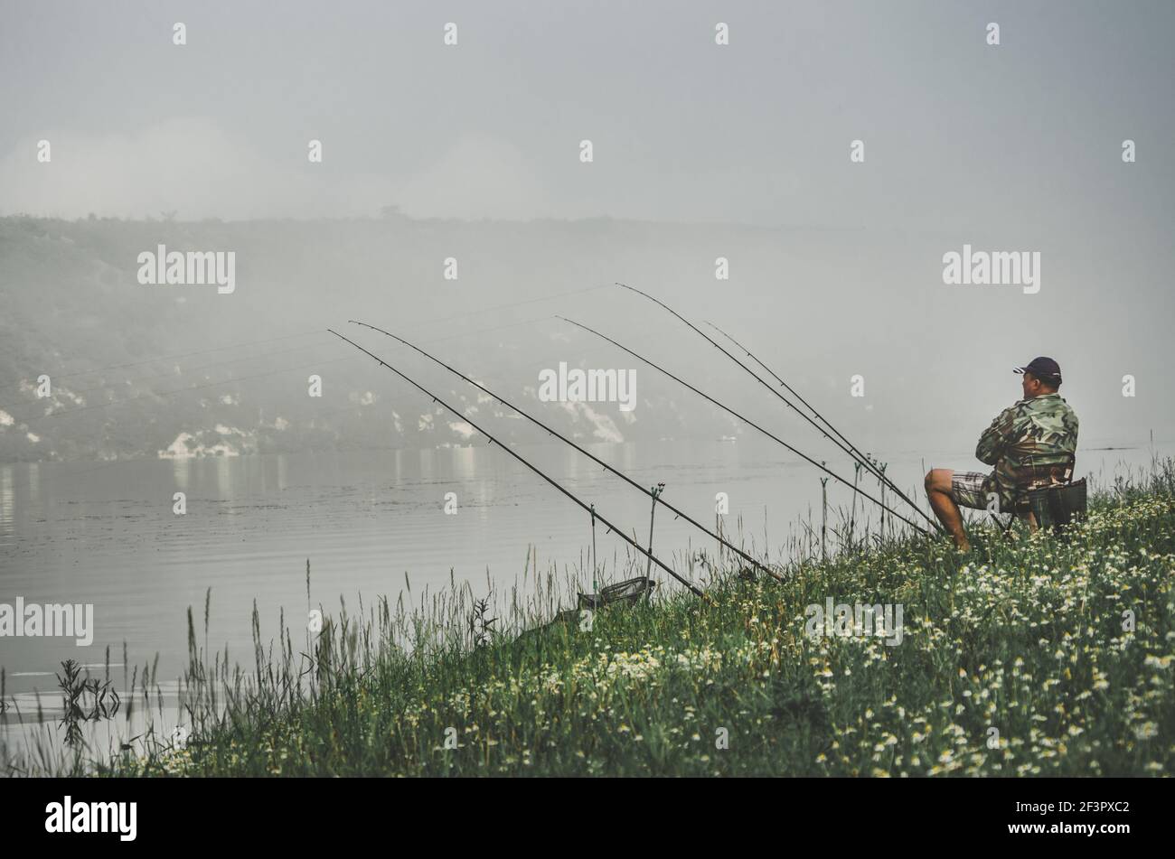 Fisherman engaged in fishing activities hi-res stock photography and images  - Alamy