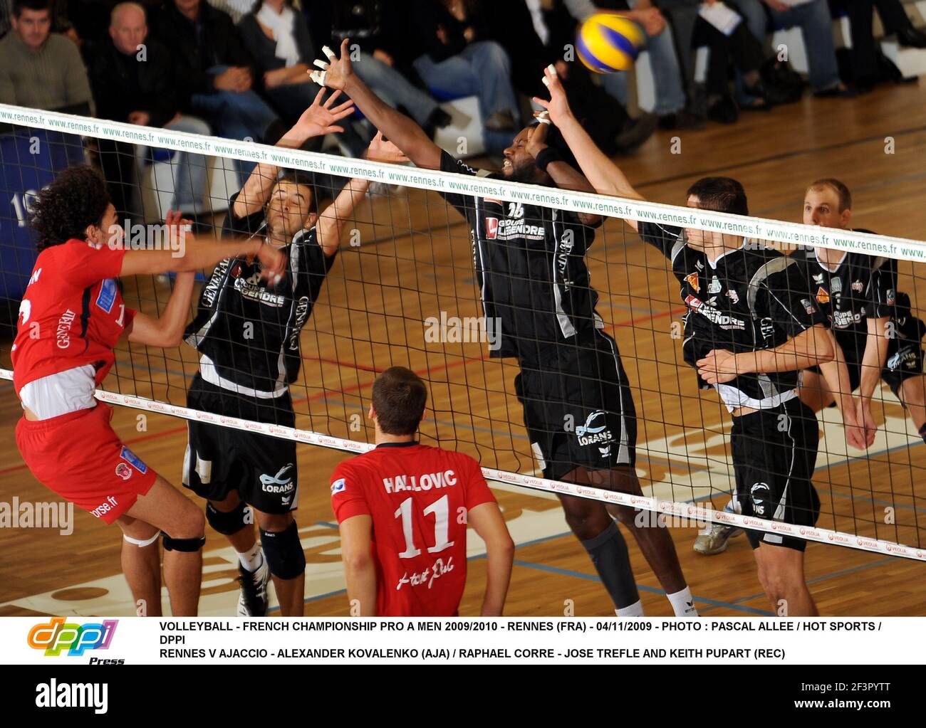 VOLLEYBALL FRENCH CHAMPIONSHIP PRO A MEN 2009/2010 RENNES (FRA