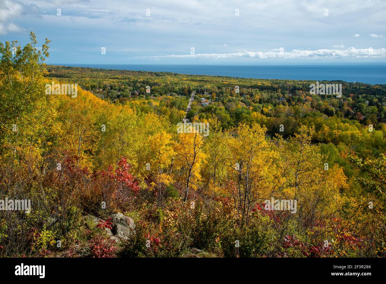 Duluth, Minnesota. Beautiful fall colors in the Superior National