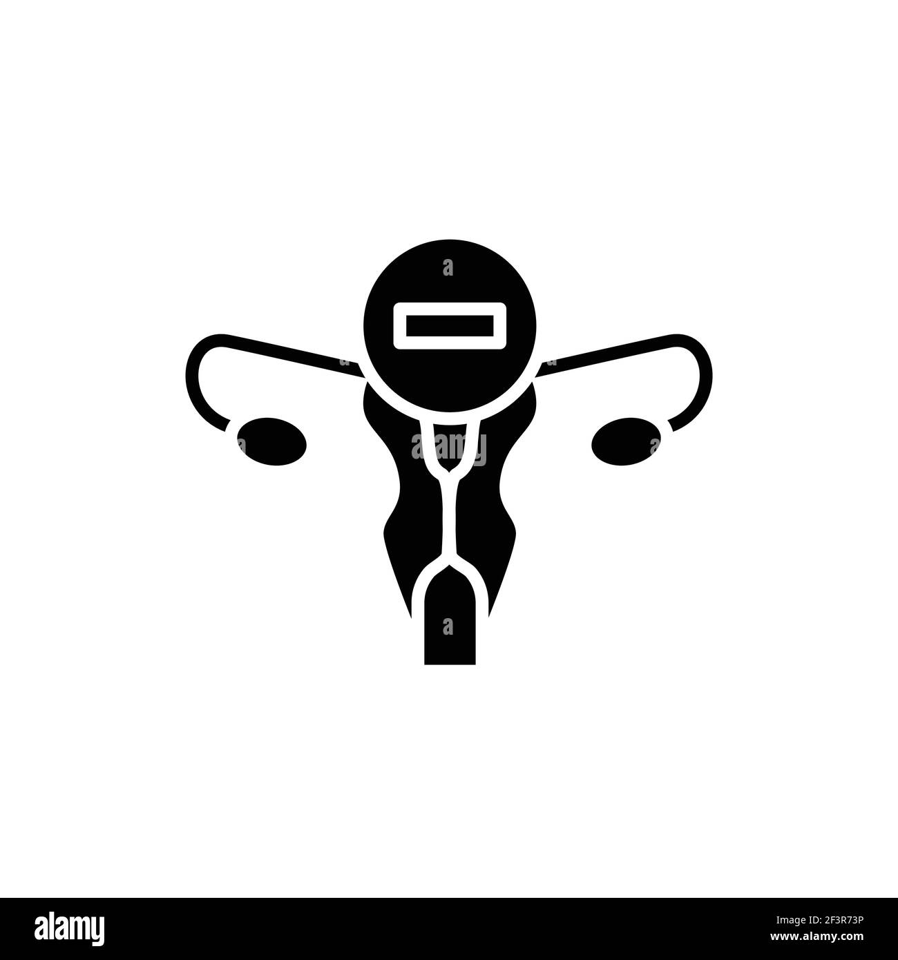 Infertility color line icon. Outline pictogram for web page. Stock Vector