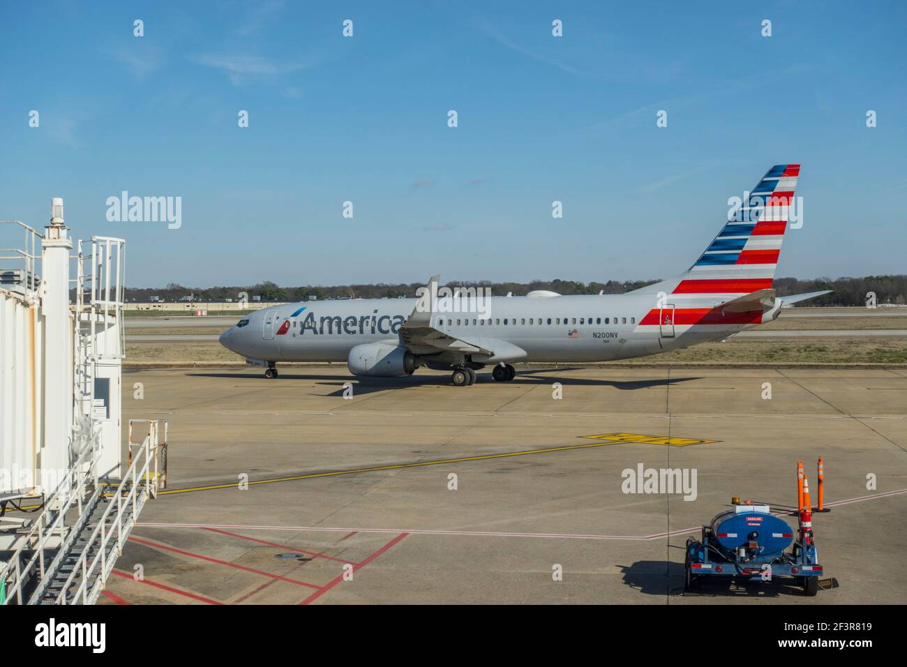 American Airlines at Memphis International airport Tennessee Stock Photo