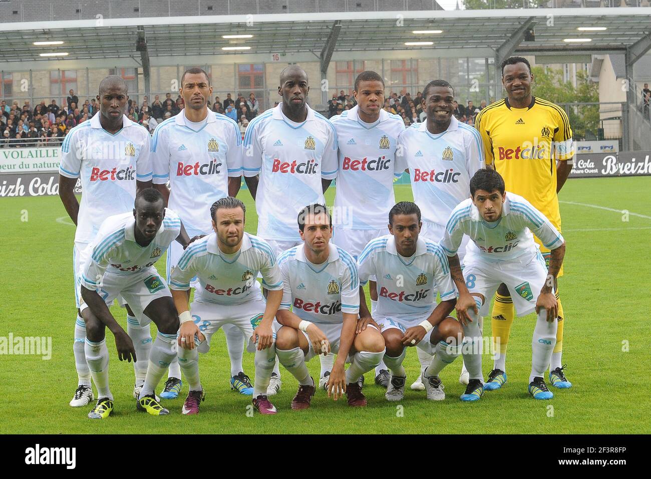 FOOTBALL - FRIENDLY GAMES 2011/2012 - VANNES OC v OLYMPIQUE MARSEILLE -  8/07/2011 - PHOTO PASCAL ALLEE / DPPI - TEAM OM Stock Photo - Alamy