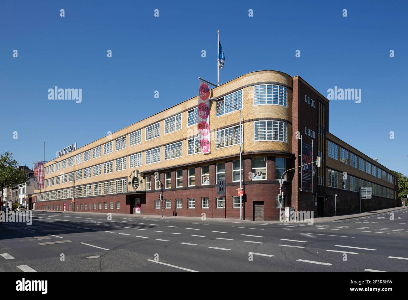 (Ehemalige Schirmfabrik Brauer), 1928 von Josef Bachmann erbaut, Aachen, Ludwig-Forum Stock Photo