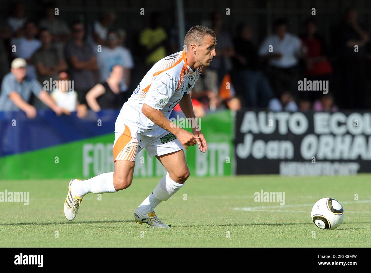 FOOTBALL - FRIENDLY GAMES 2010/2011 - FC LORIENT v STADE LAVALLOIS - 10/07/2010 - PHOTO PASCAL ALLEE / DPPI - ANTHONY GONCALVES (LAV) Stock Photo