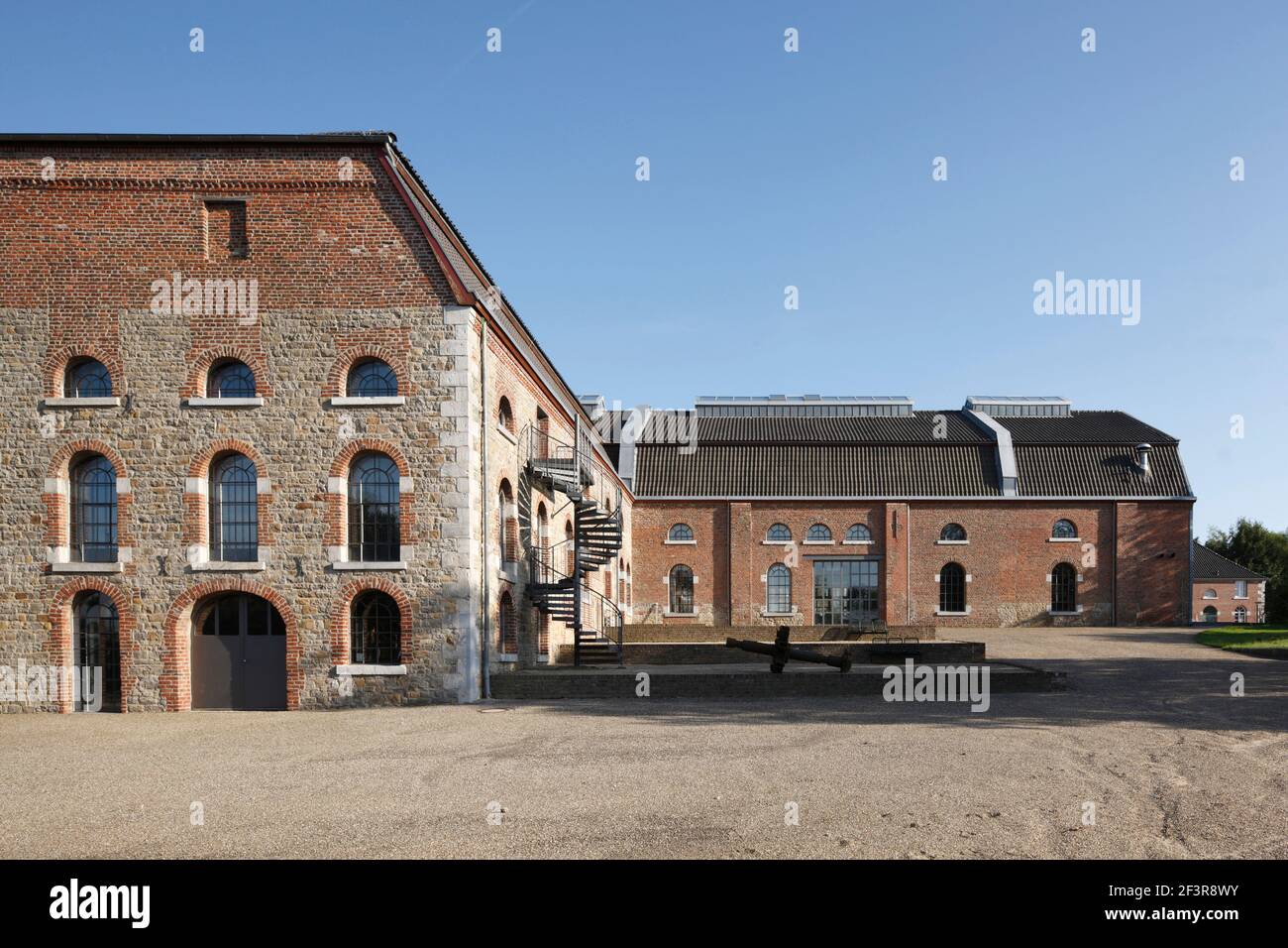 Produktionsgeb‰ude, Stolberg, Museum Zinkh¸tter Hof Stock Photo