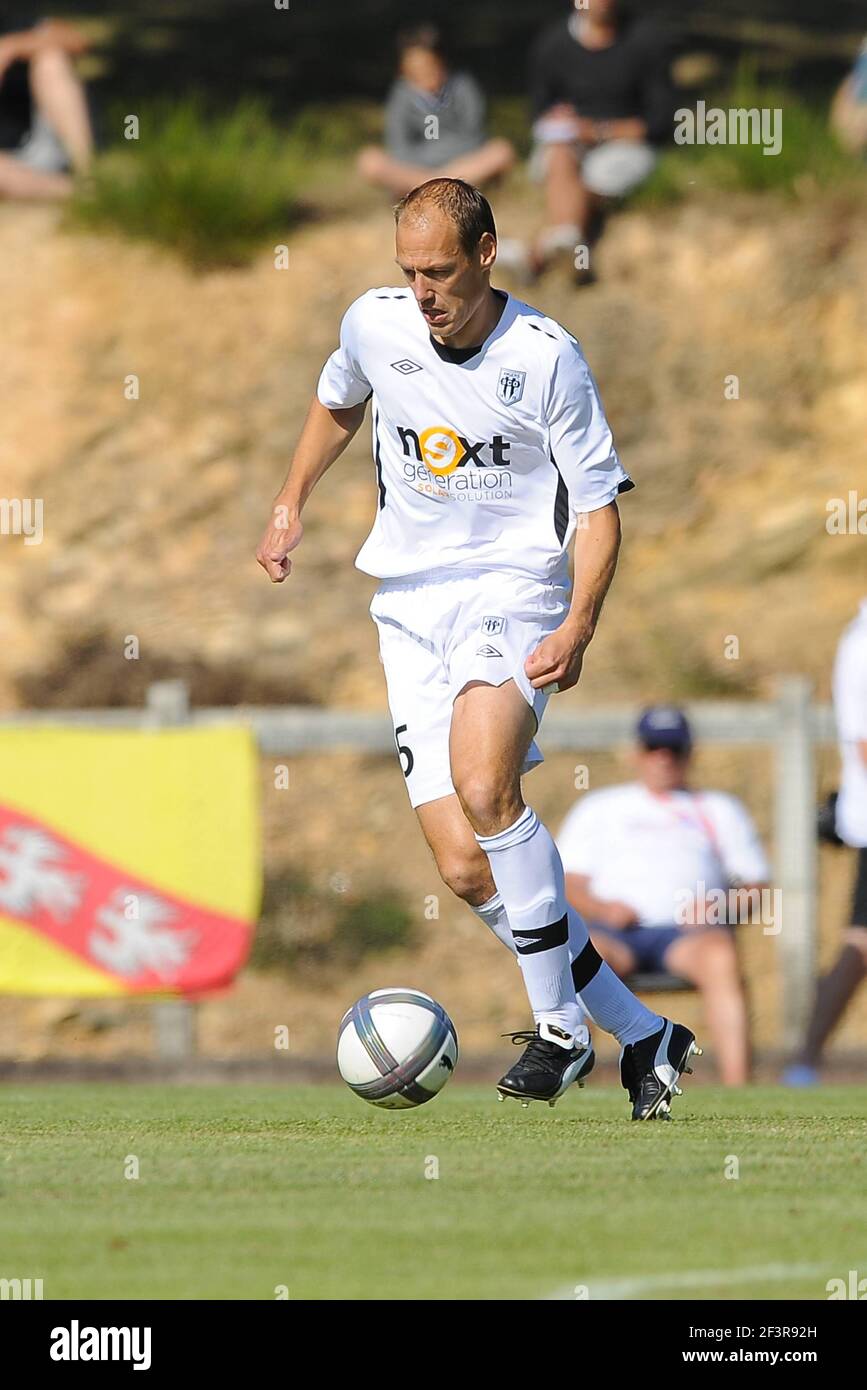 FOOTBALL - FRIENDLY GAMES 2010/2011 - AS NANCY v SCO ANGERS - 17/07/2010 - PHOTO PASCAL ALLEE / DPPI - NICOLAS GILLET (ANGERS SCO) Stock Photo