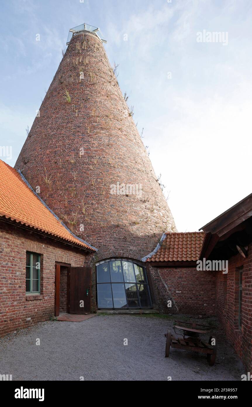 Glasturm, Petershagen-Oven, Glash¸tte Gernheim, LWL-Industriemuseum Stock Photo