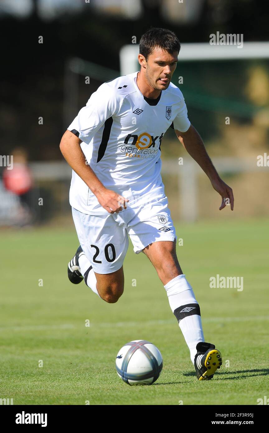 FOOTBALL - FRIENDLY GAMES 2010/2011 - AS NANCY v SCO ANGERS - 17/07/2010 - PHOTO PASCAL ALLEE / DPPI - CHARLES DIERS (ANGERS SCO) Stock Photo