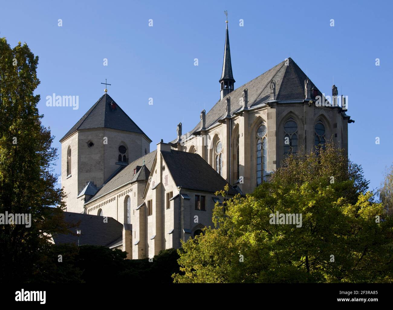 Chor, Blick von S¸dsten, Mˆnchengladbach, Abteikirche St. Vitus Stock Photo