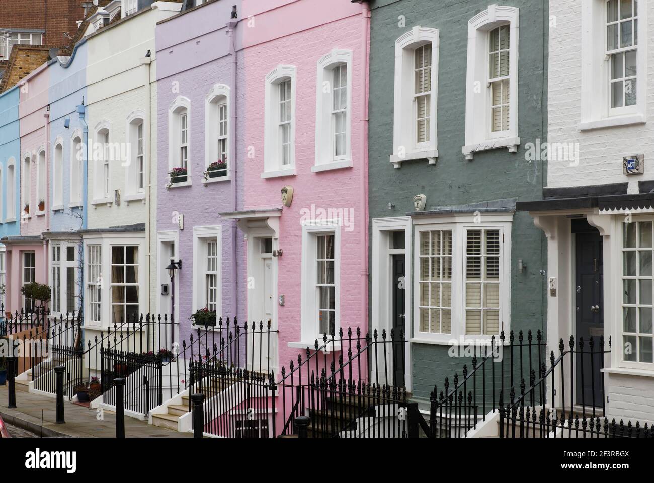 Exterior Facade Of 9 Bywater Street, Home Of The Fictional Character 