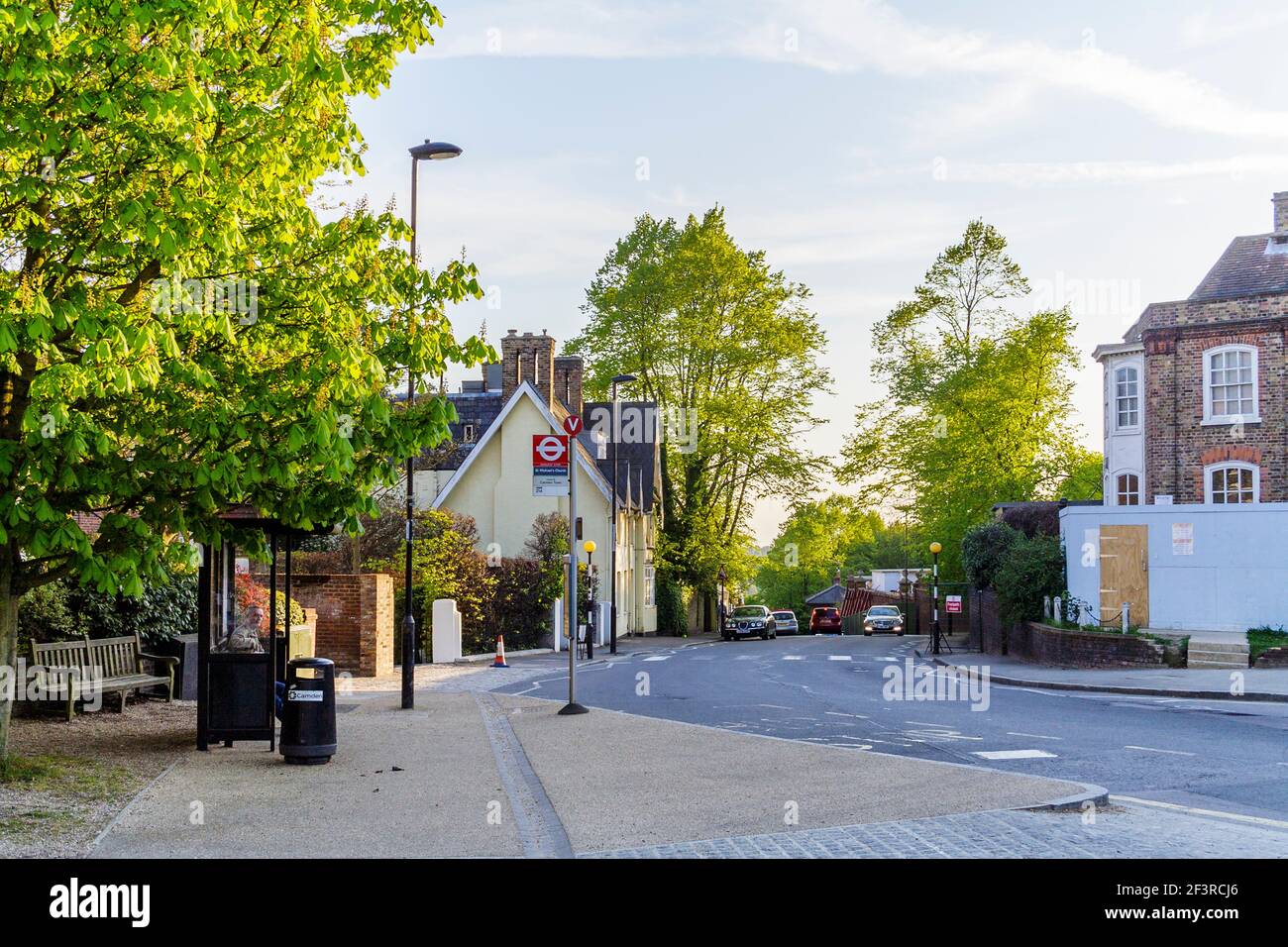 A view down Highgate West Hill, Highgate Village, London, UK Stock Photo -  Alamy