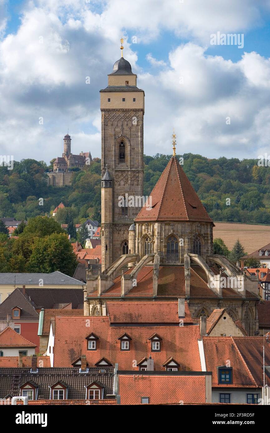 von Osten, Bamberg, Obere Pfarre und Altenburg Stock Photo