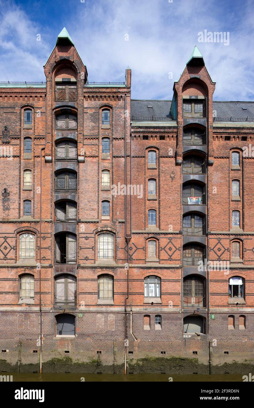 Erbaut 1885-1905. Hamburg, Speicherstadt, Hamburg, Speicherstadt Stock Photo