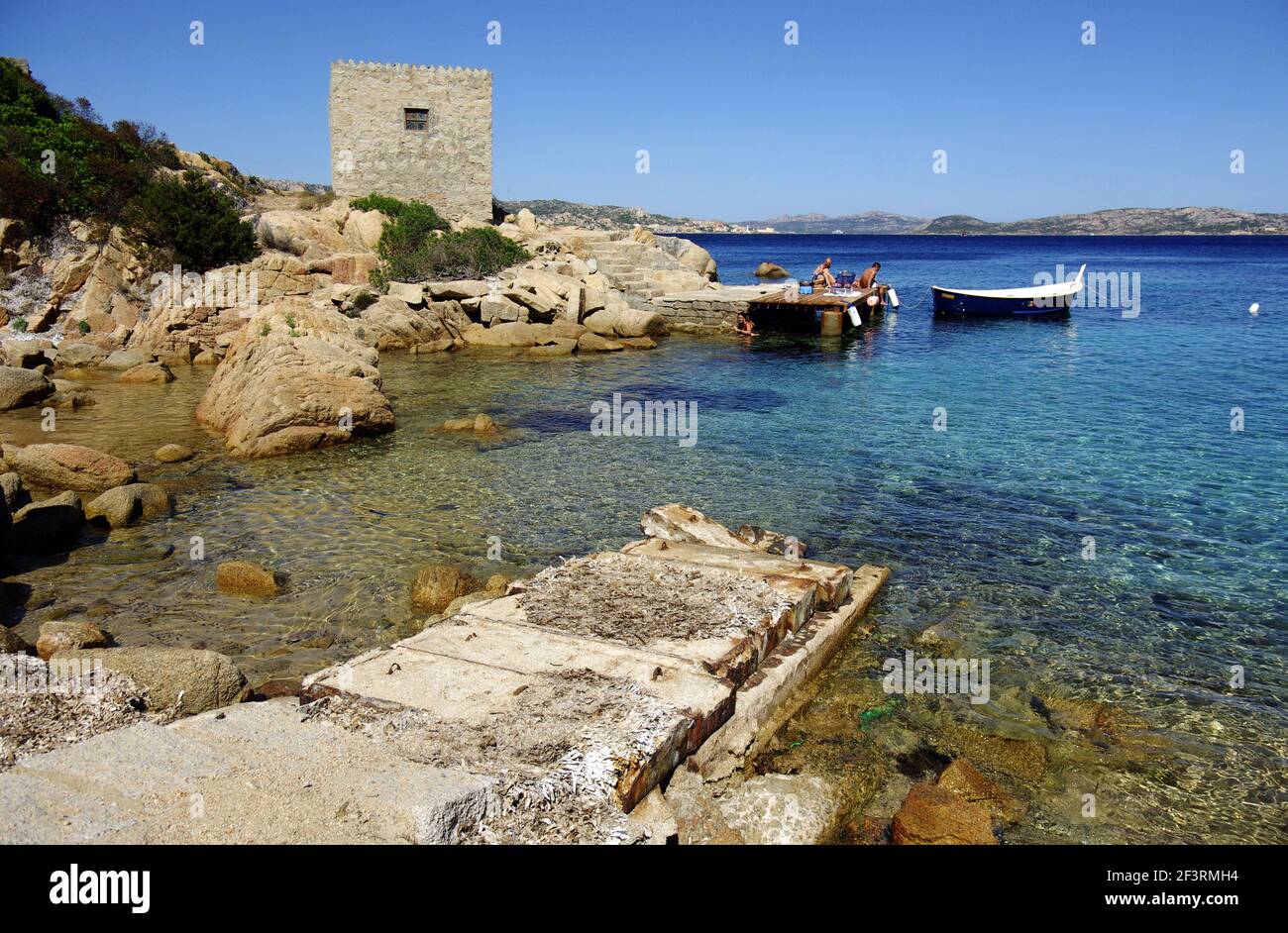 Palau, Sardinia, Italy. Cala Martinella beach Stock Photo Alamy