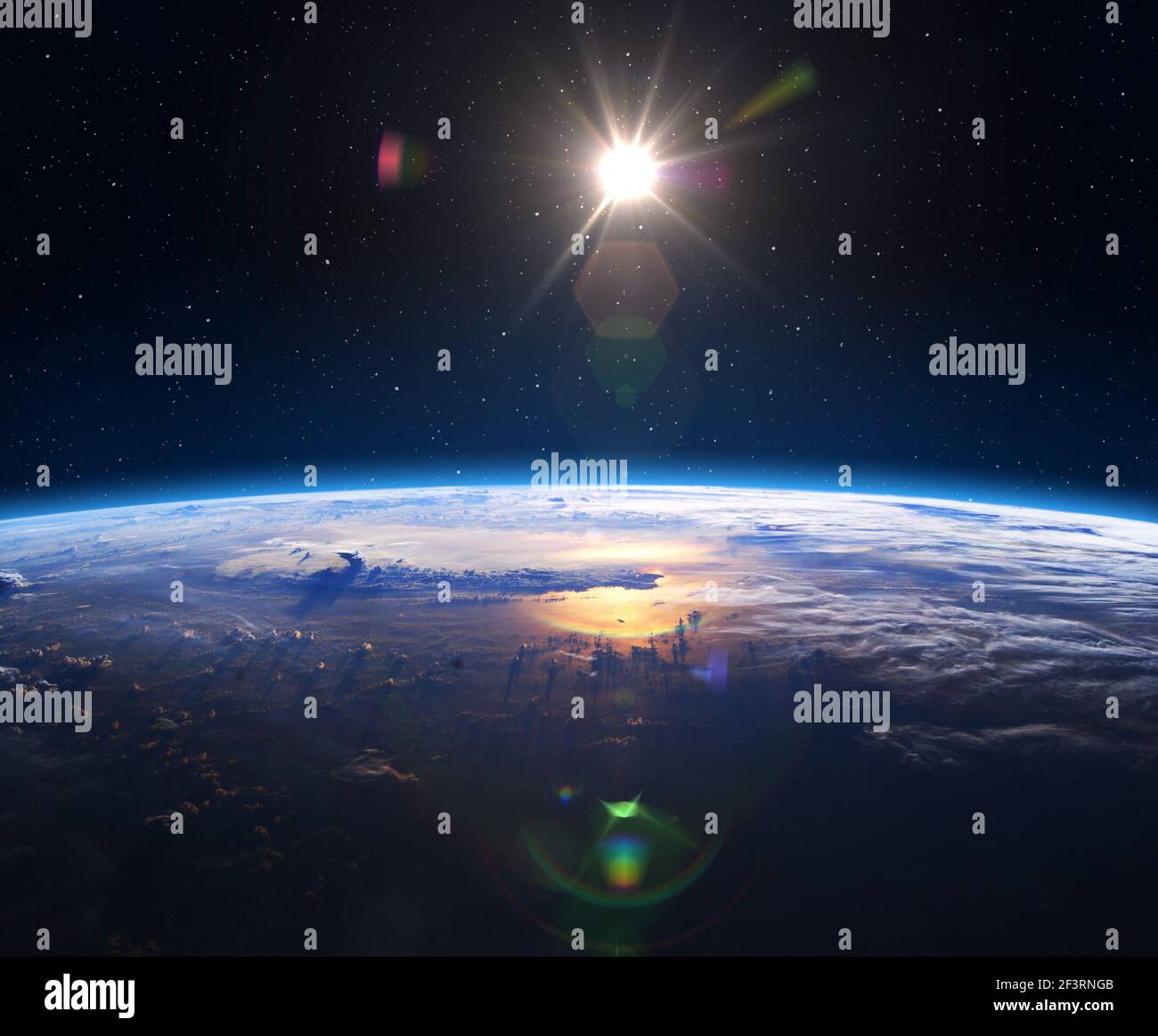 Earth from space nasa satellite hi-res stock photography and 