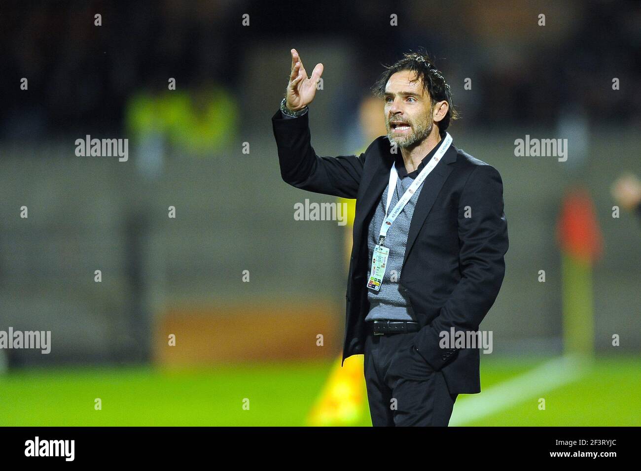 FOOTBALL - FRENCH CHAMPIONSHIP 2011/2012 - EA GUINGAMP v AS MONACO - 17/10/2011 - PHOTO PASCAL ALLEE / DPPI - MARCO SIMONE AS MONACO COACH Stock Photo