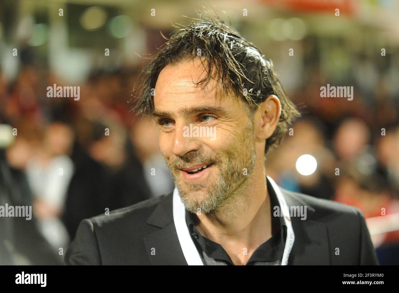 FOOTBALL - FRENCH CHAMPIONSHIP 2011/2012 - EA GUINGAMP v AS MONACO - 17/10/2011 - PHOTO PASCAL ALLEE / DPPI - MARCO SIMONE (ASM) Stock Photo