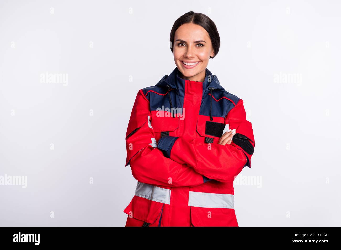 Female paramedic ambulance portrait hi-res stock photography and images ...