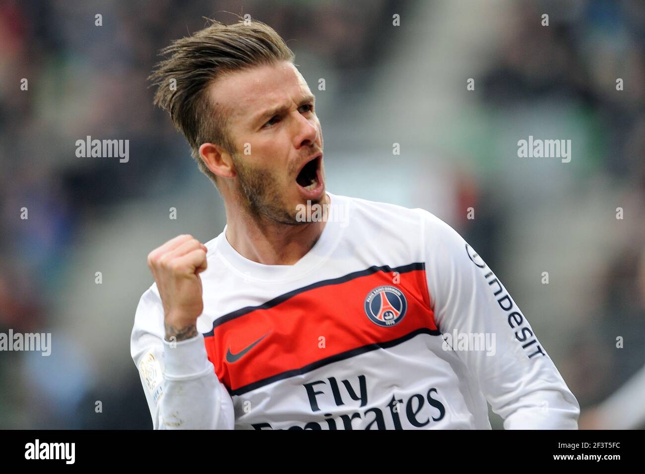 David beckham psg hi-res stock photography and images - Alamy