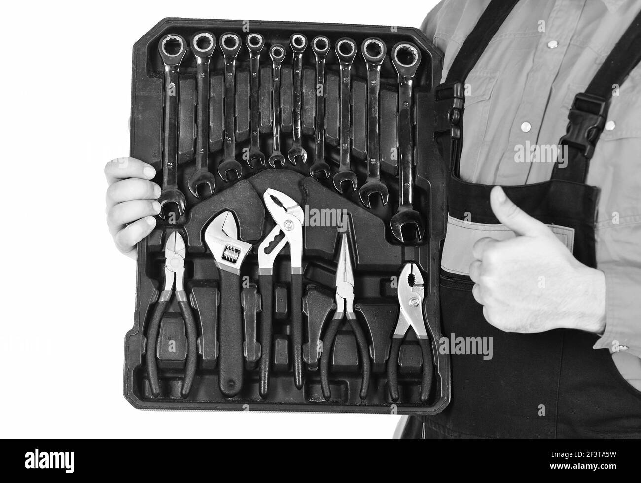 Really good tools. Handyman concept. Professional equipment. Toolbox