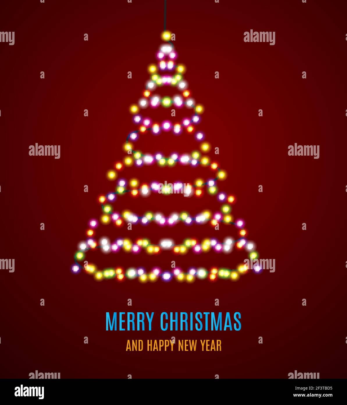 Shiny Christmas tree Stock Vector Image & Art - Alamy