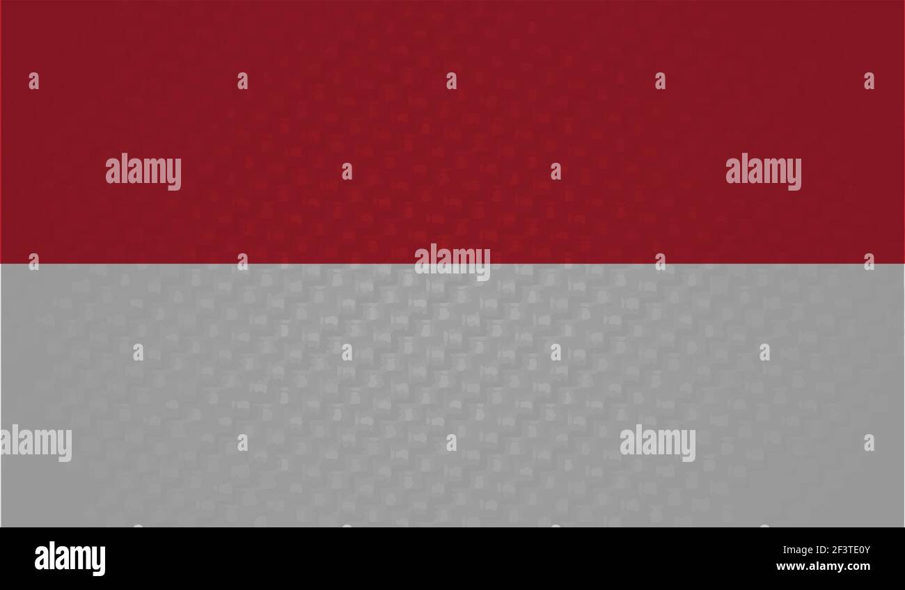 Poland flag with waving grunge texture. Vector background. Stock Vector