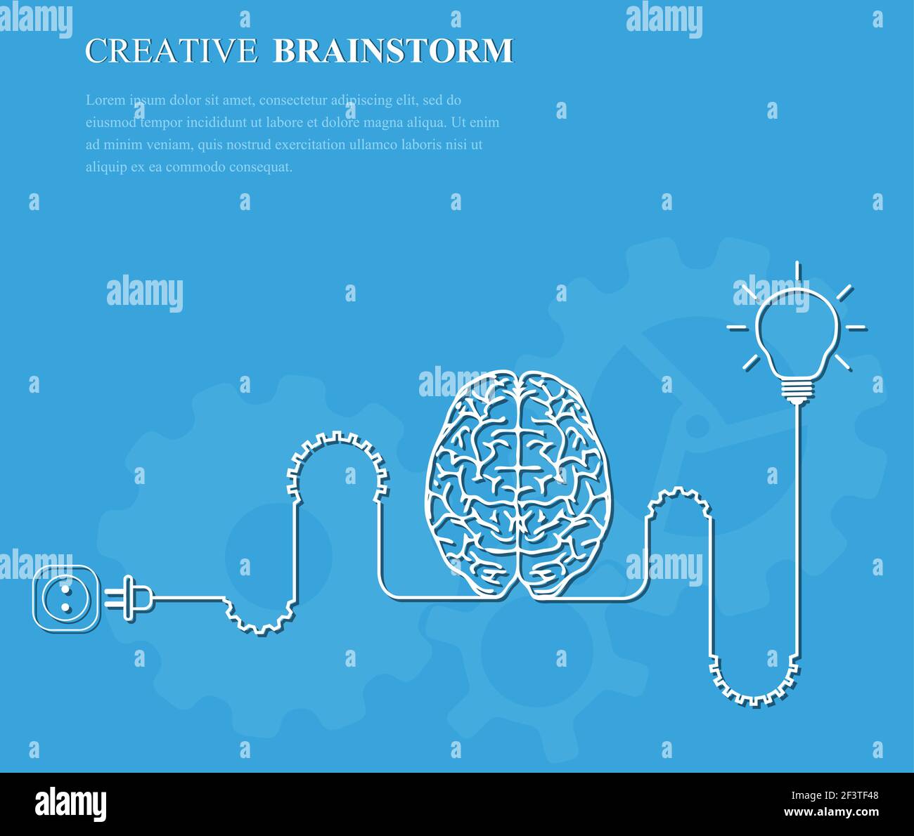 Business brainstorm icon outline Stock Vector Images - Alamy