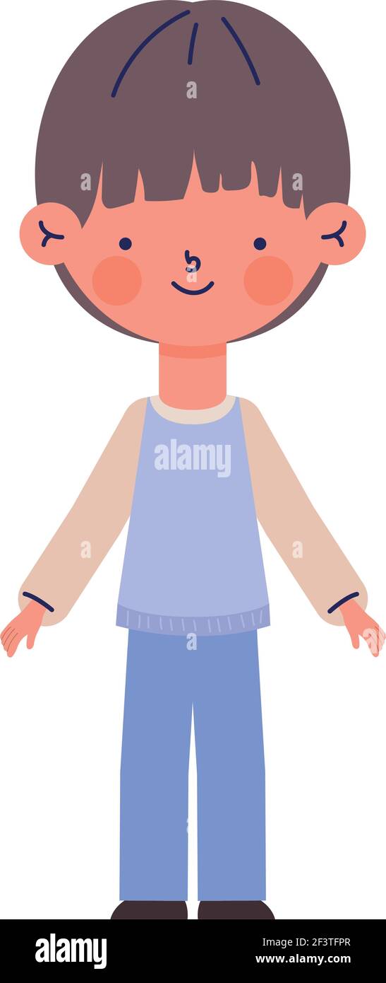 happy little boy Stock Vector Image & Art - Alamy