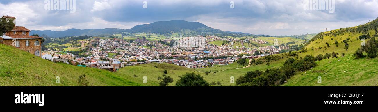 panoramic view in La Calera, Cundinamarca, Colombia Stock Photo