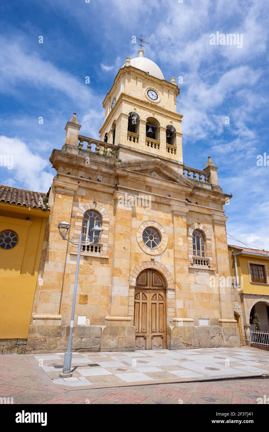 The Church, La calera, Cundinamarca, Colombia Stock Photo