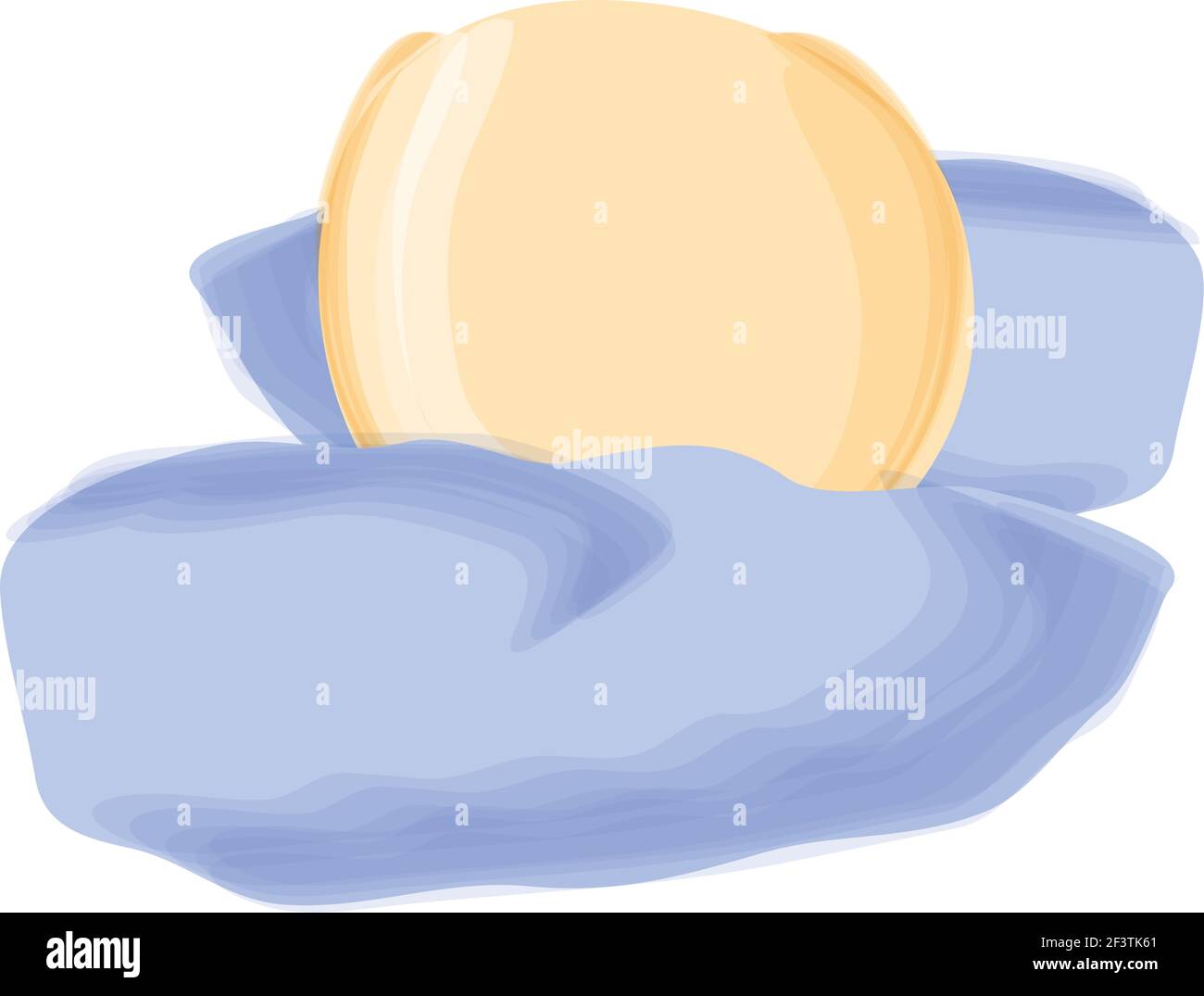 moon clouds sku cartoon isolated Stock Vector Image & Art - Alamy