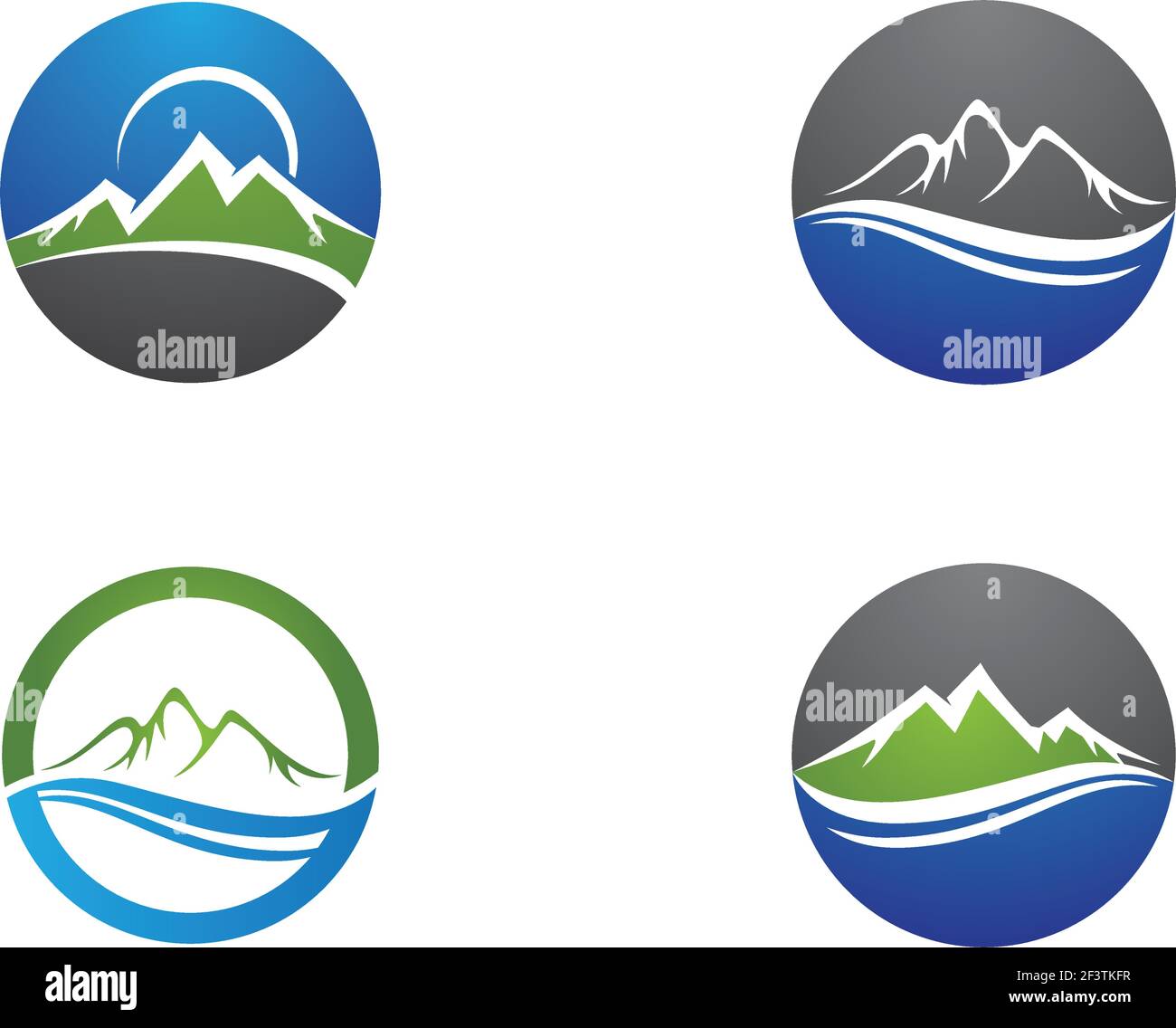High Mountain icon  Logo Business Template Vector Stock Vector