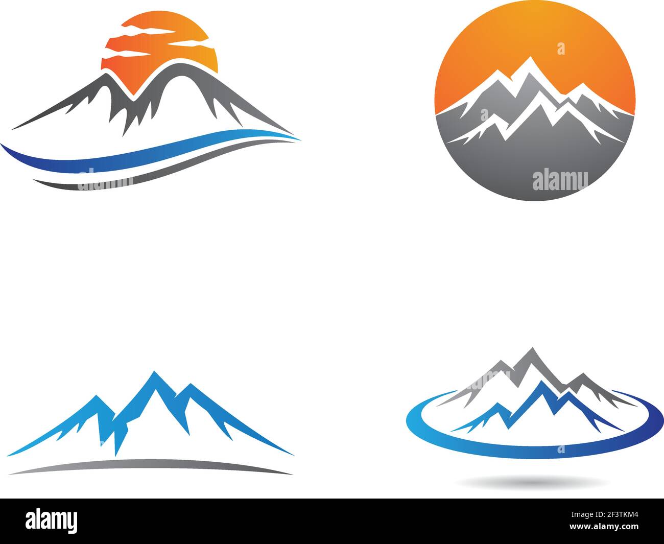 High Mountain icon  Logo Business Template Vector Stock Vector