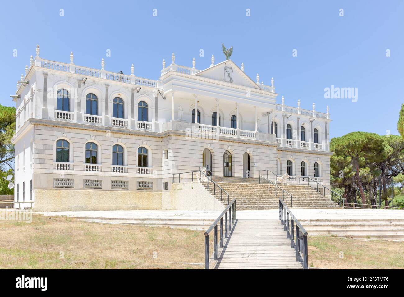 The Acebron Palace in Donana National Park in Huelva, Andalusia, Spain. Stock Photo