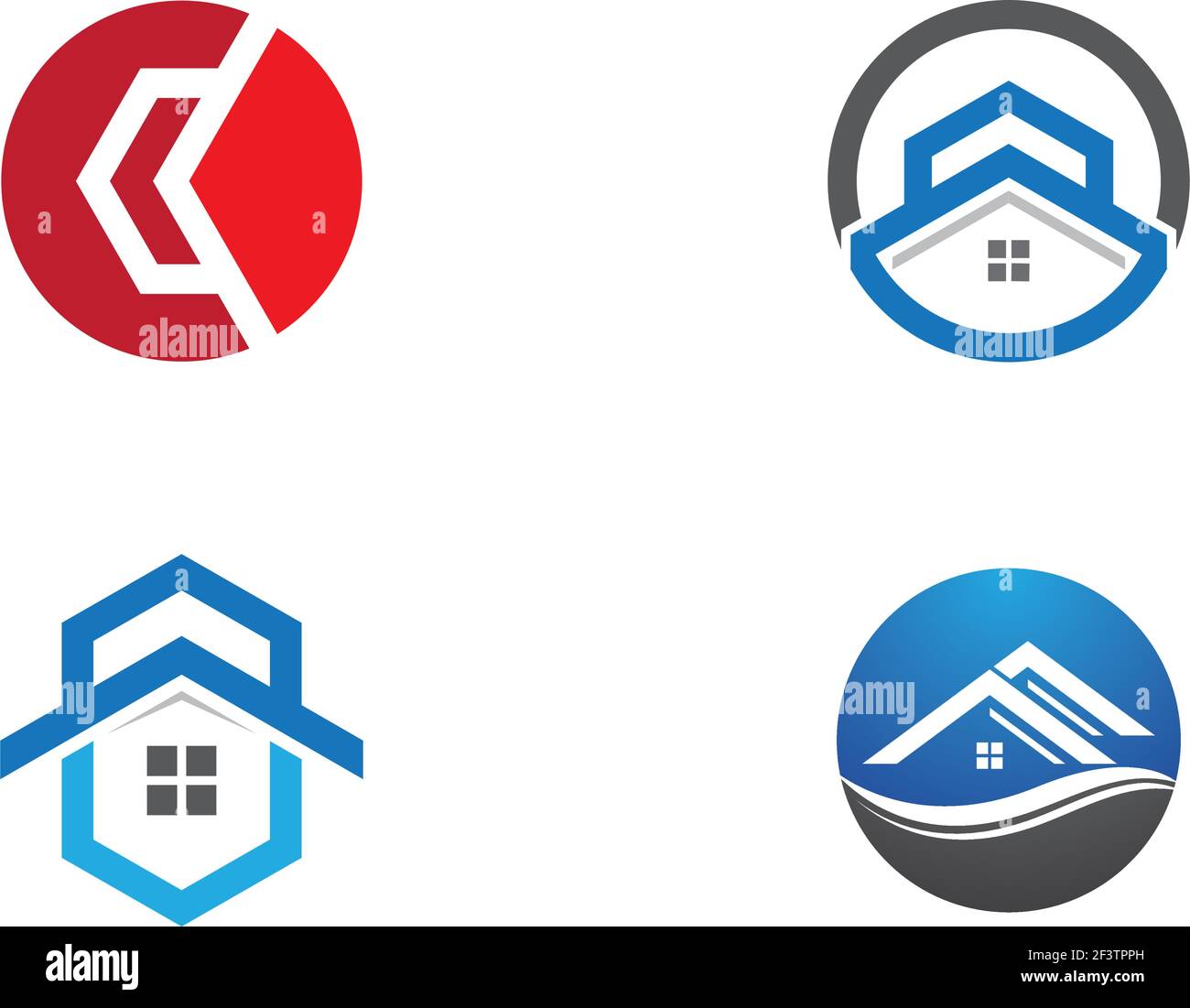 Property logo template vector icon illustration design Stock Vector ...