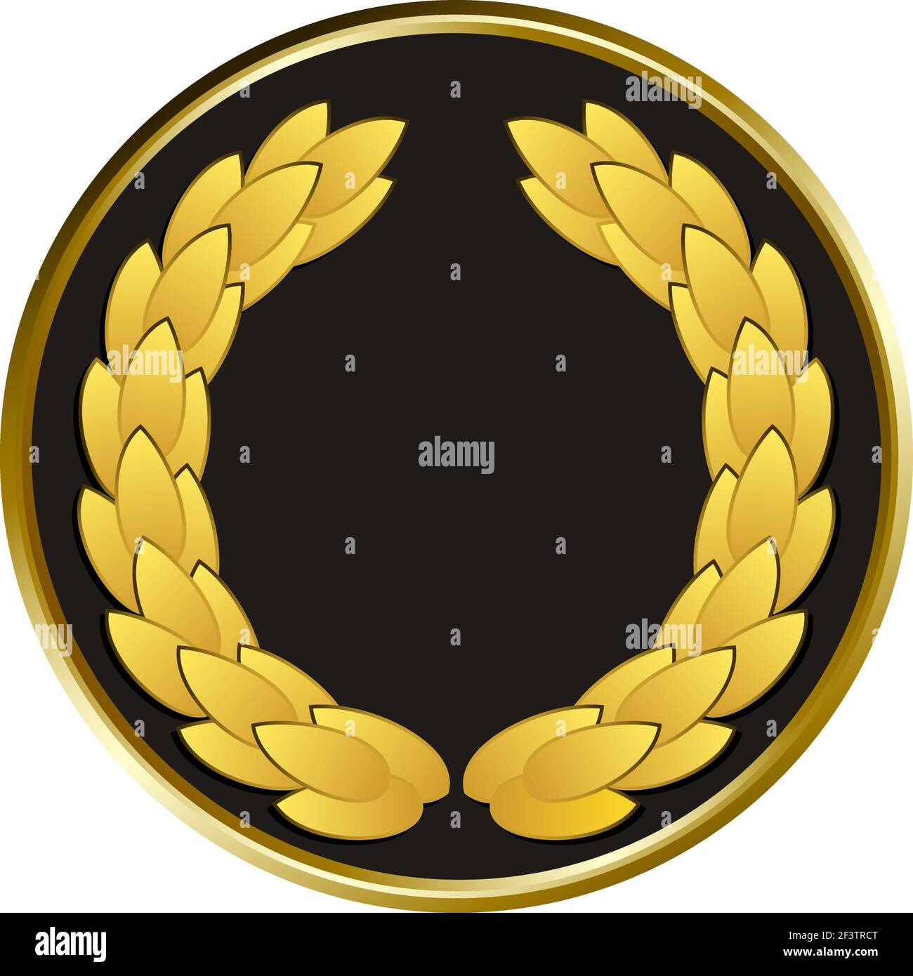 Vector black medal Stock Vector Image & Art - Alamy