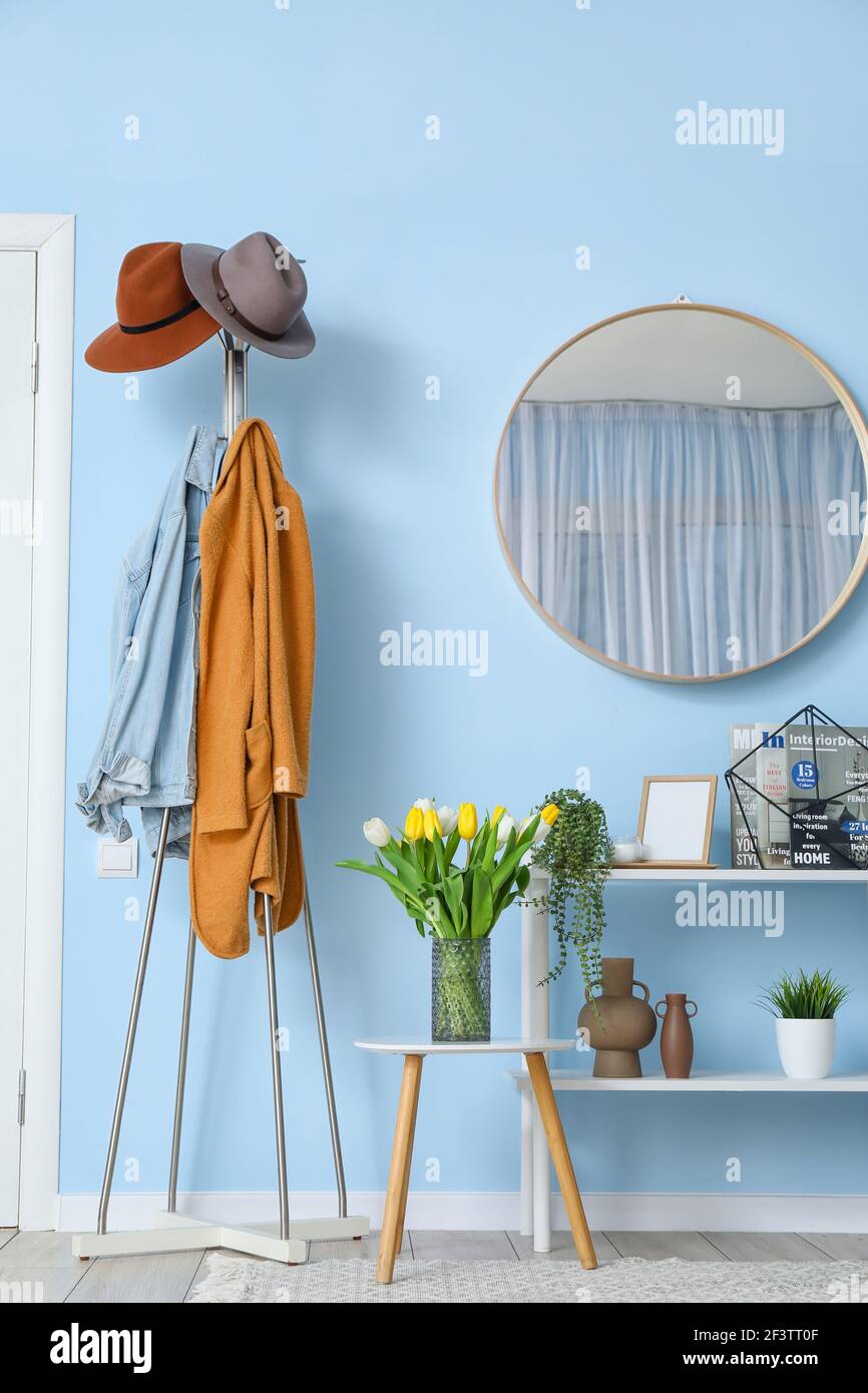 Stylish interior of modern hall Stock Photo - Alamy